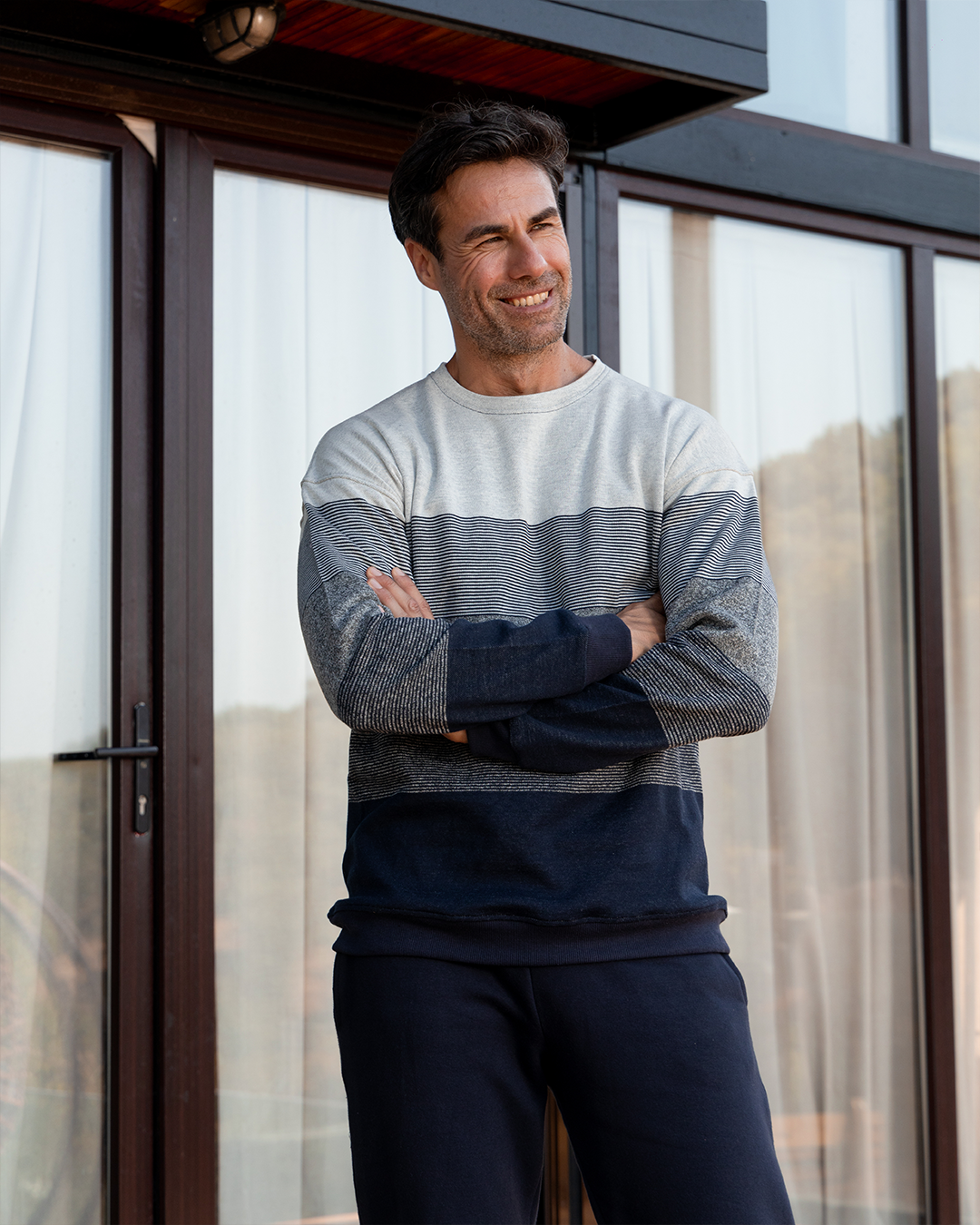 بيجاما جاكارد مخطط