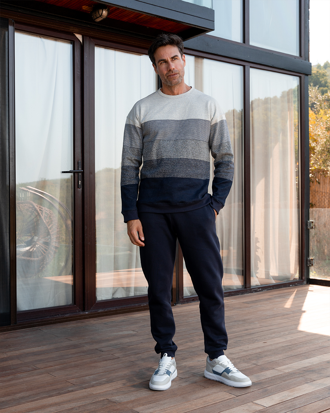 بيجاما جاكارد مخطط