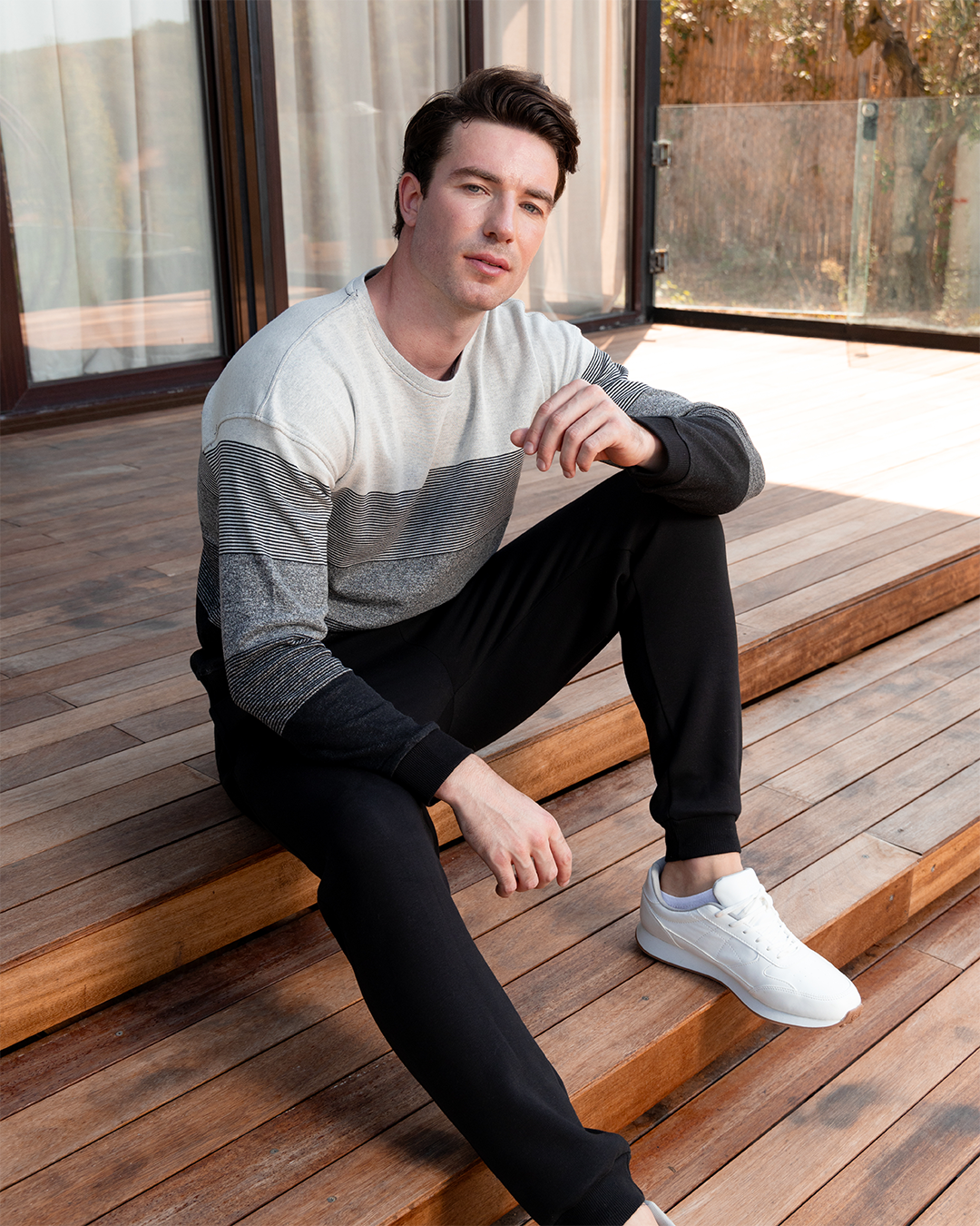 بيجاما جاكارد مخطط