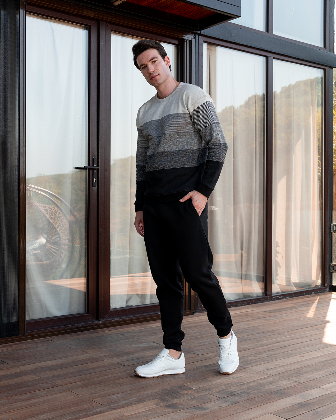 بيجاما جاكارد مخطط