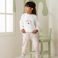 Wild young girls' pajamas with sleeves and Heidi pants