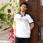 Lines Men's pajamas text how many collar and trousers