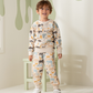 Zoo Animals Boys' Melton Cotton Pajamas