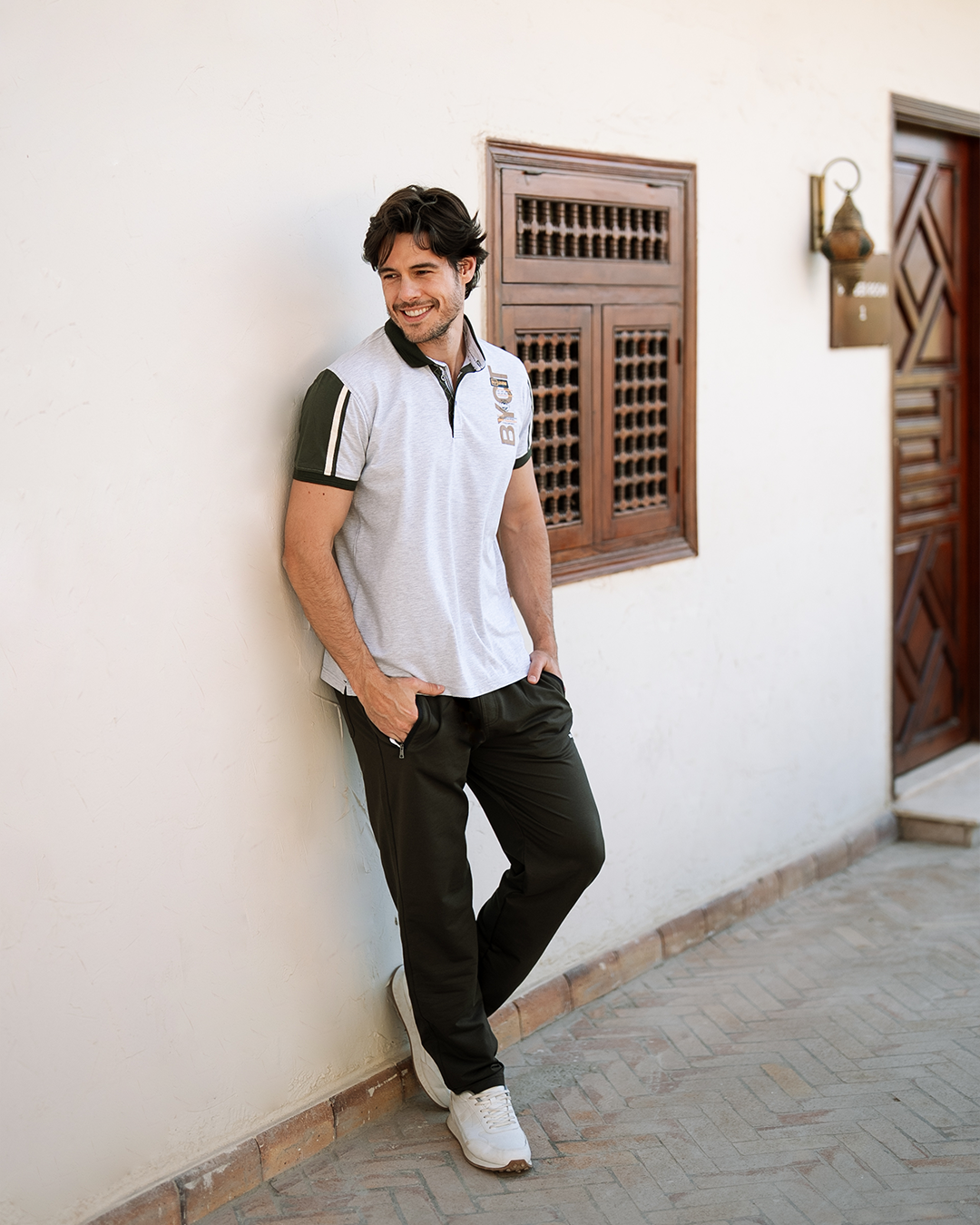 BYCT بيجاما رجالي نص كم بياقة و بنطلون