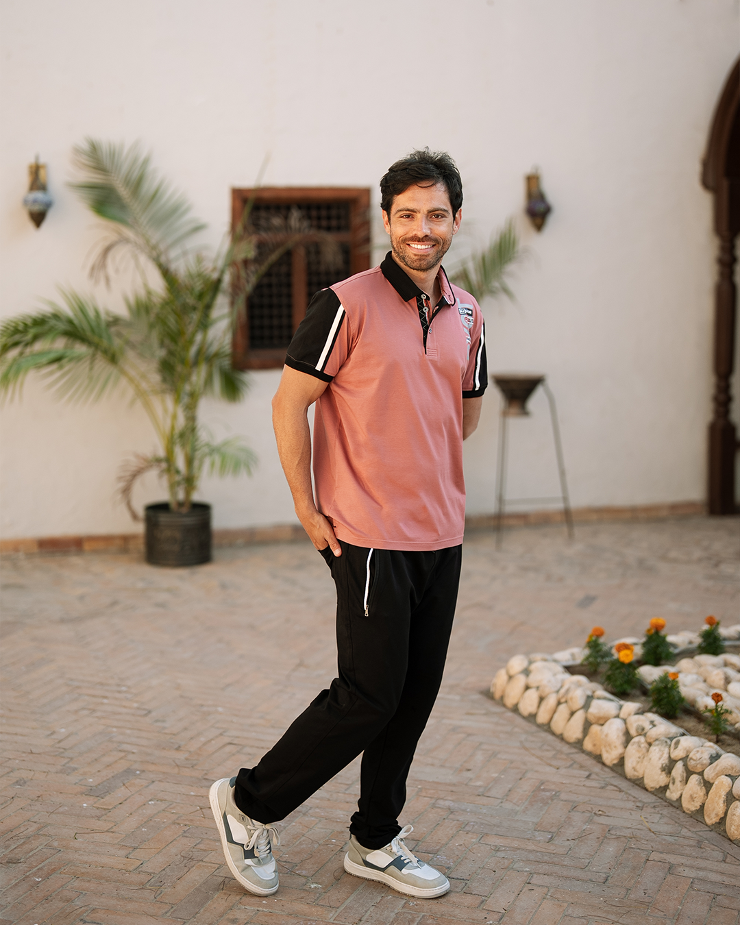 BYCT بيجاما رجالي نص كم بياقة و بنطلون