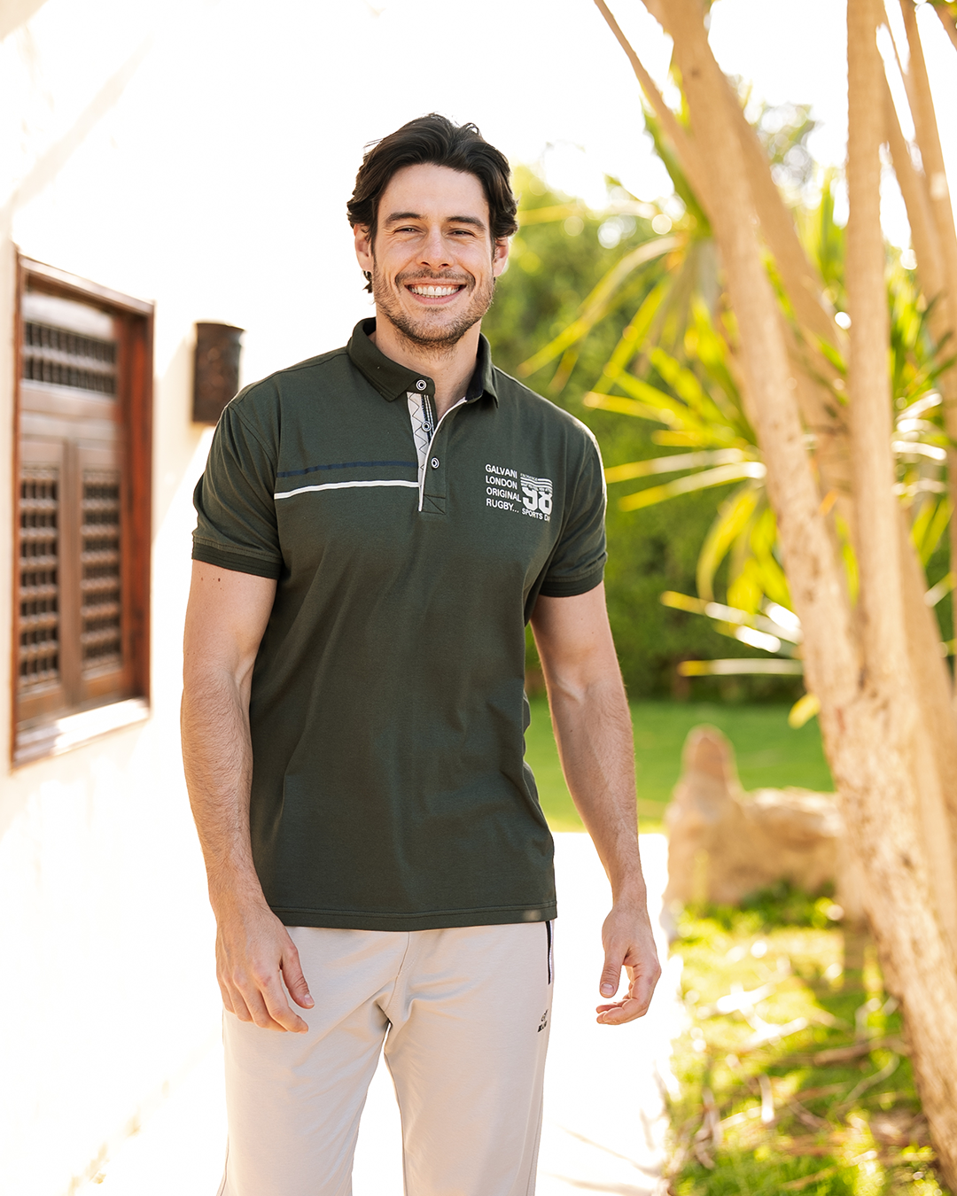 London original بيجاما رجالي نص كم بياقة و بنطلون