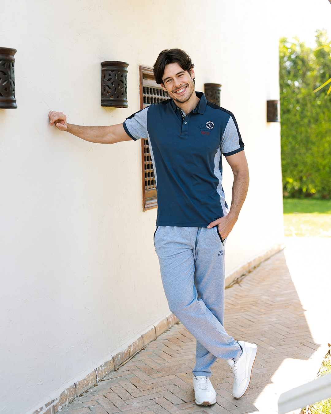 Hydro foiling بيجاما رجالي نص كم بياقة و بنطلون