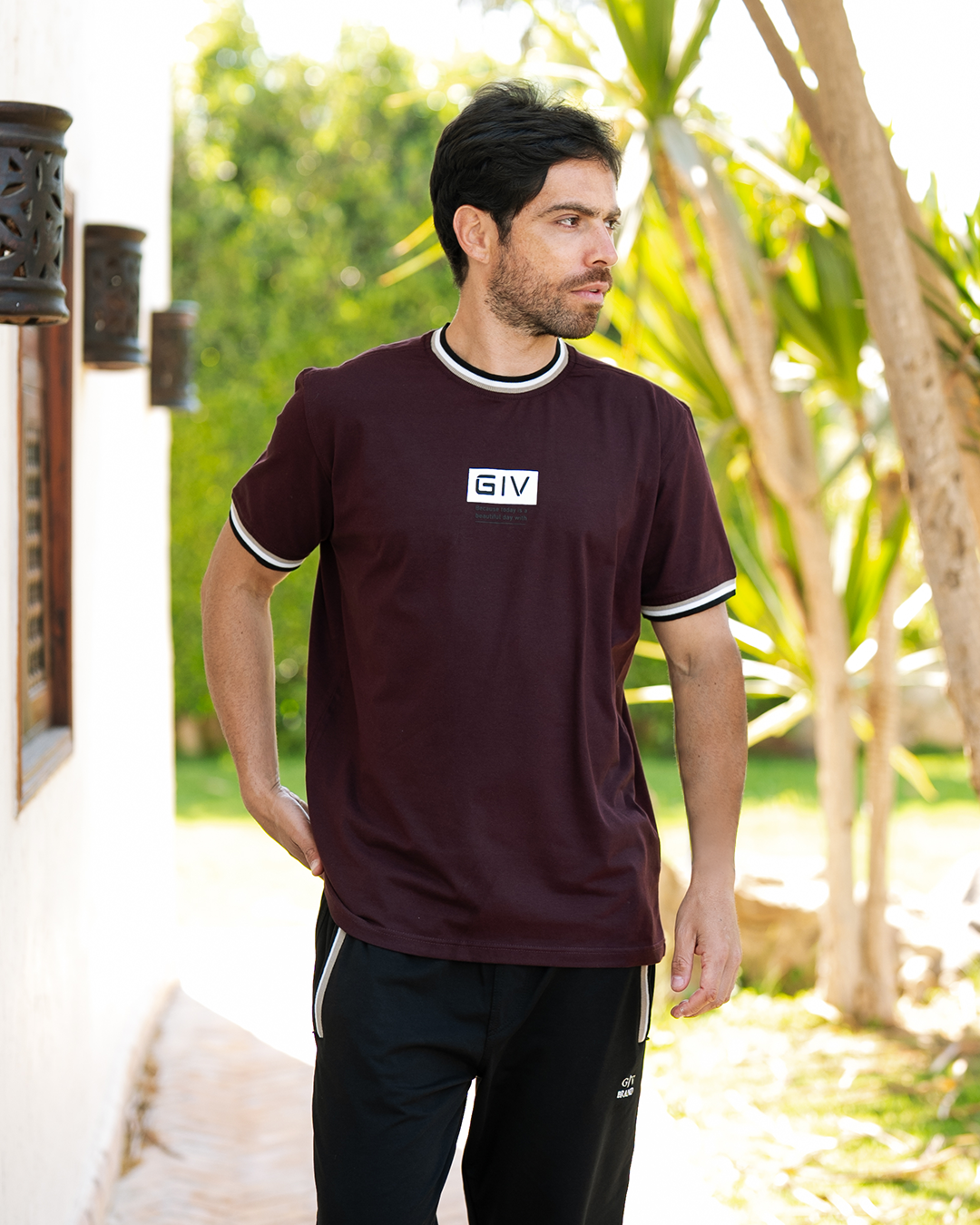 BECUUUSE TODAY Men's Pajamas Text Kum and Boards