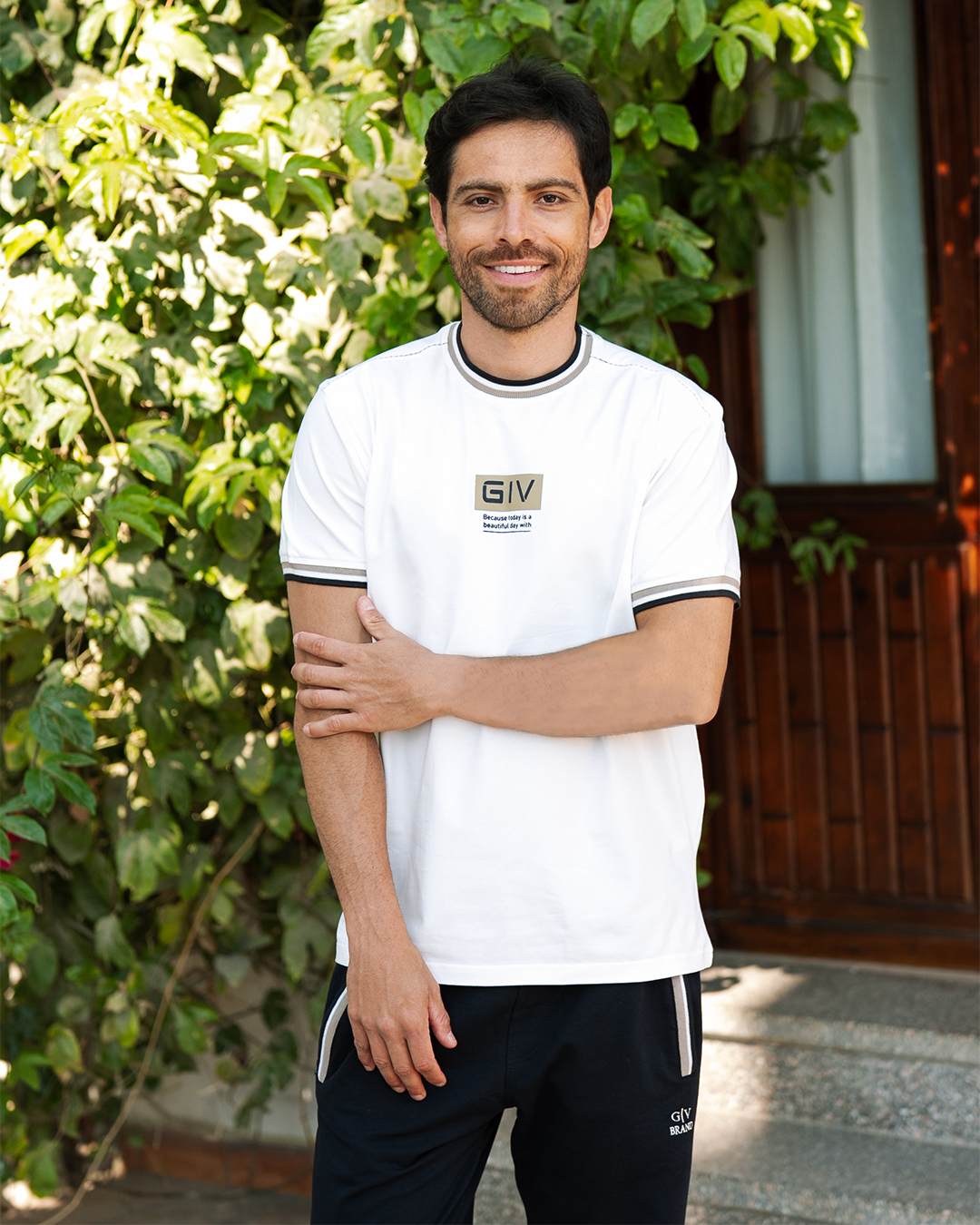 BECUUUSE TODAY Men's Pajamas Text Kum and Boards