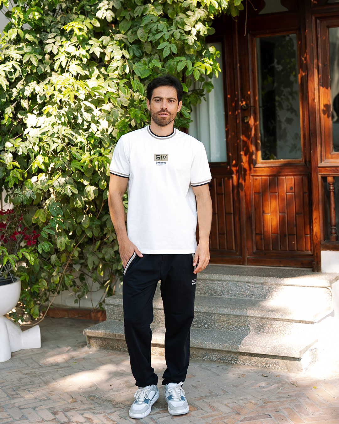 BECUUUSE TODAY Men's Pajamas Text Kum and Boards