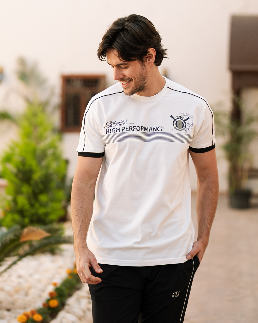 High Performance Men's Pajamas Text Kum and Boards