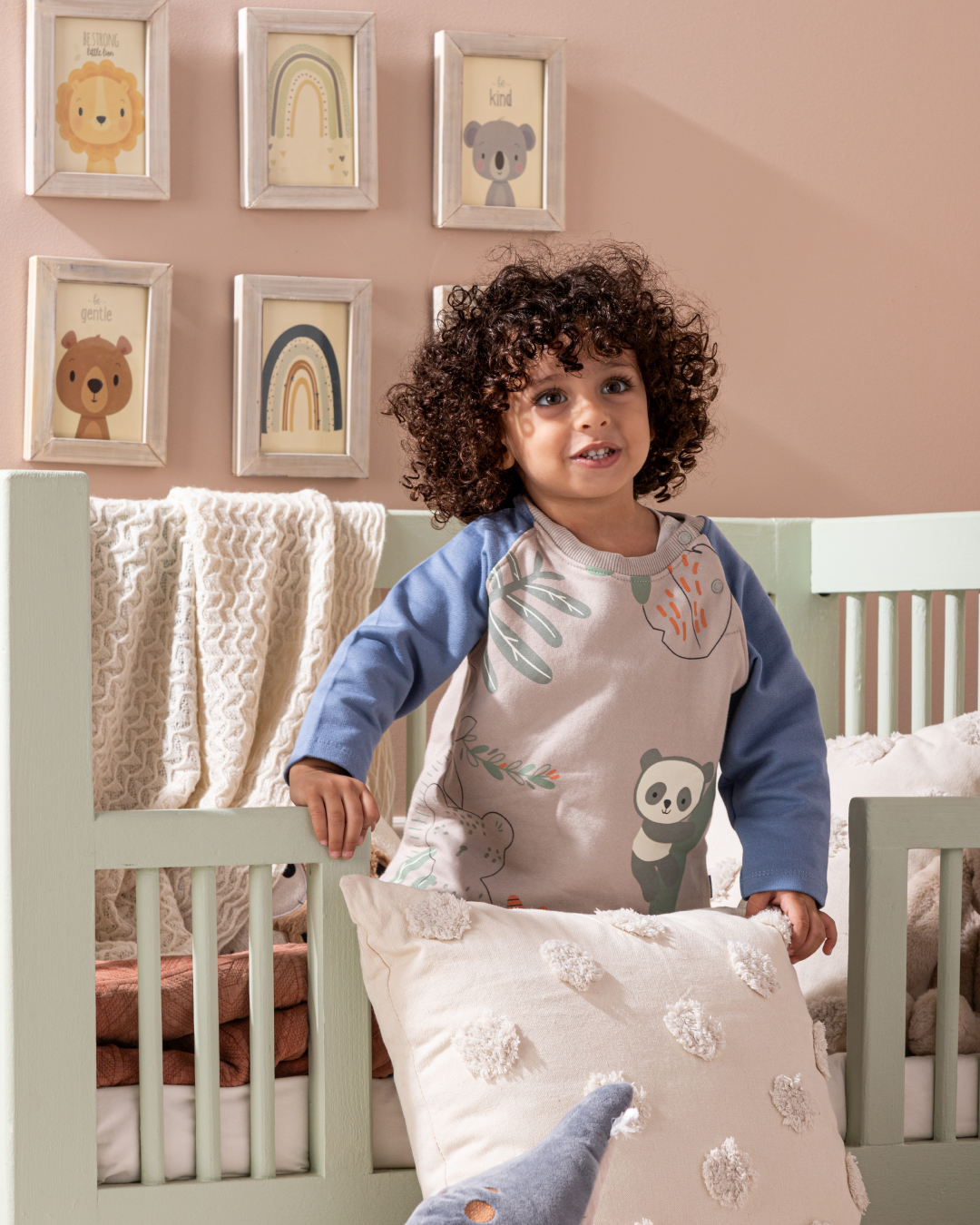 Jungle Friends بيجامه اولادي بيبي بكم وبنطلون مطبوع