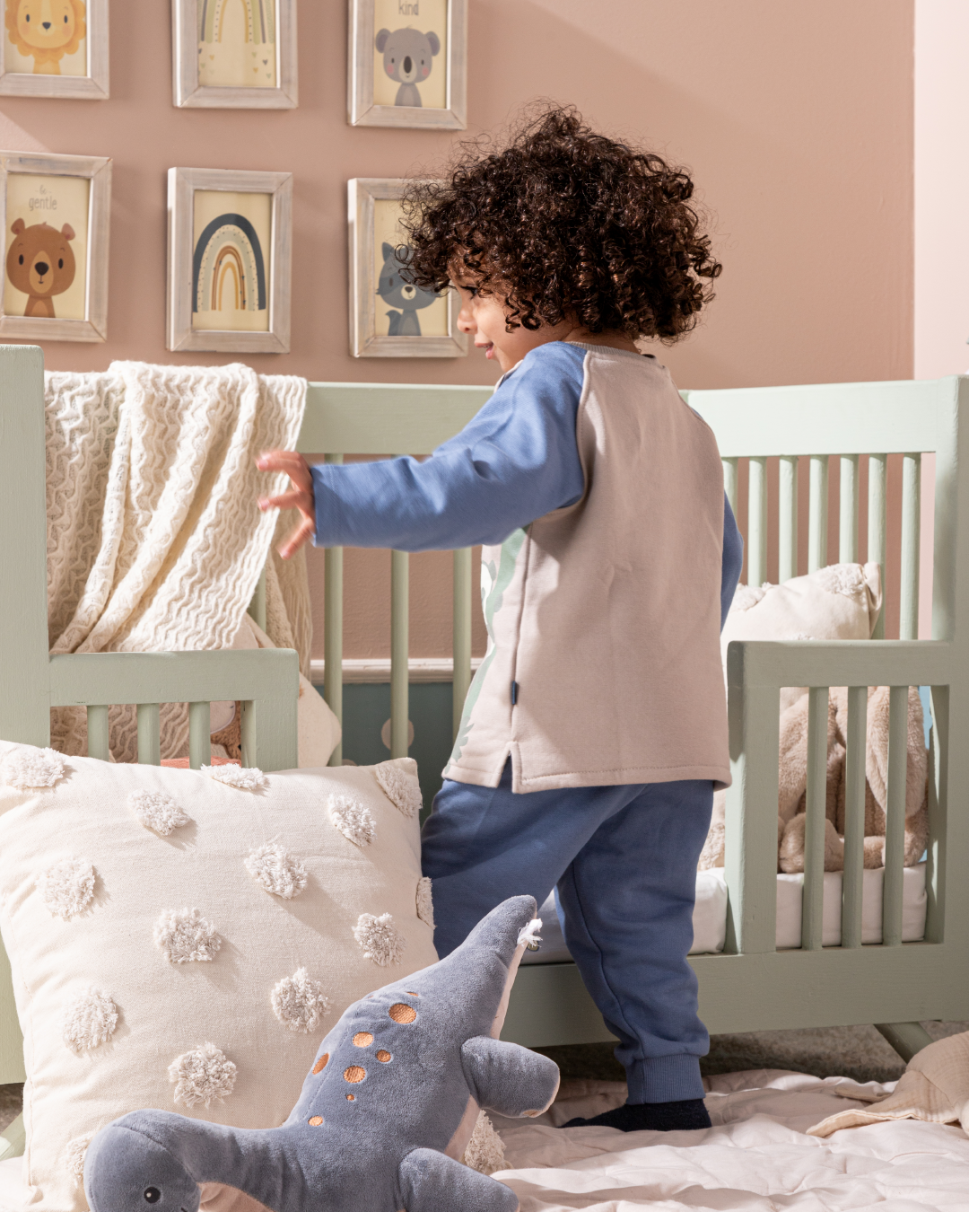 Jungle Friends بيجامه اولادي بيبي بكم وبنطلون مطبوع