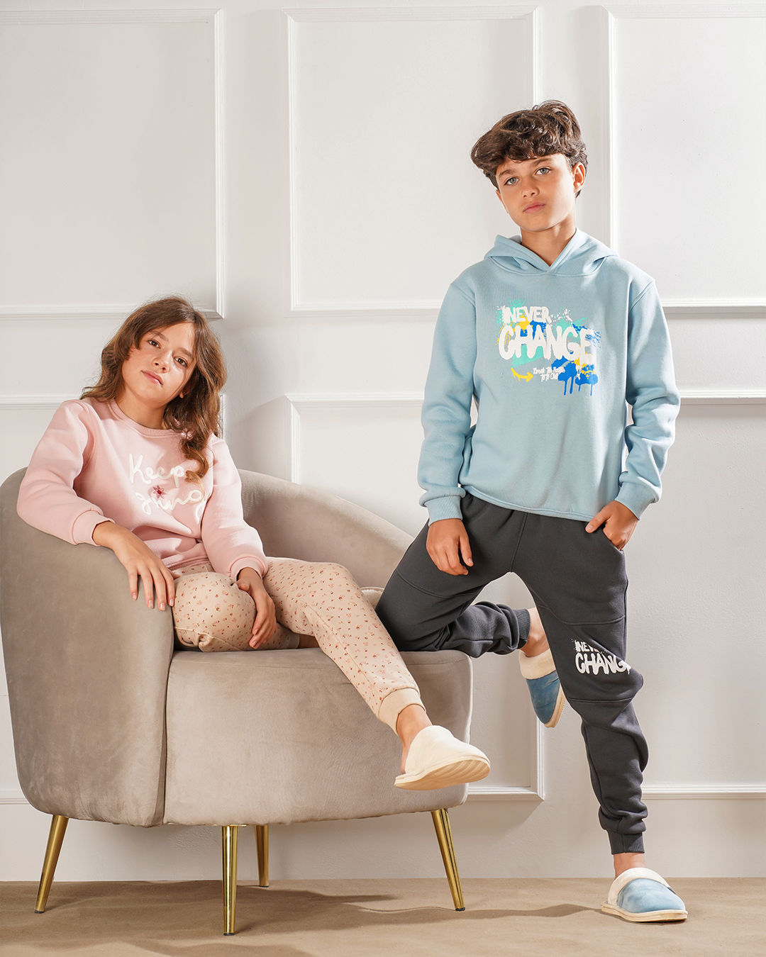 Never Change بيجاما اولادي أطفال
