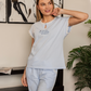 Women's pajamas half a number of long trousers, dotted print