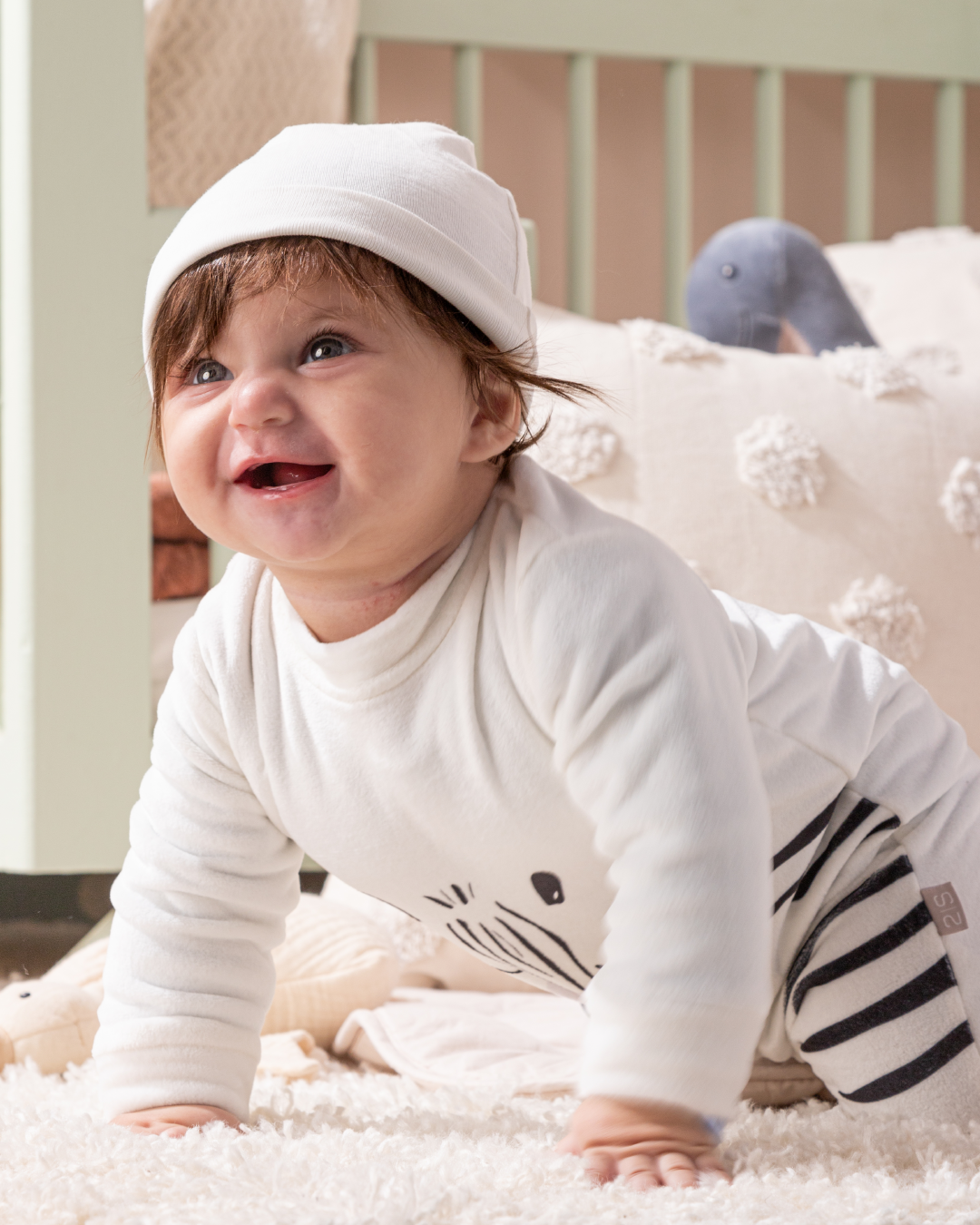 Wild Zebra سالوبيت أولادي مواليد كُم طويل