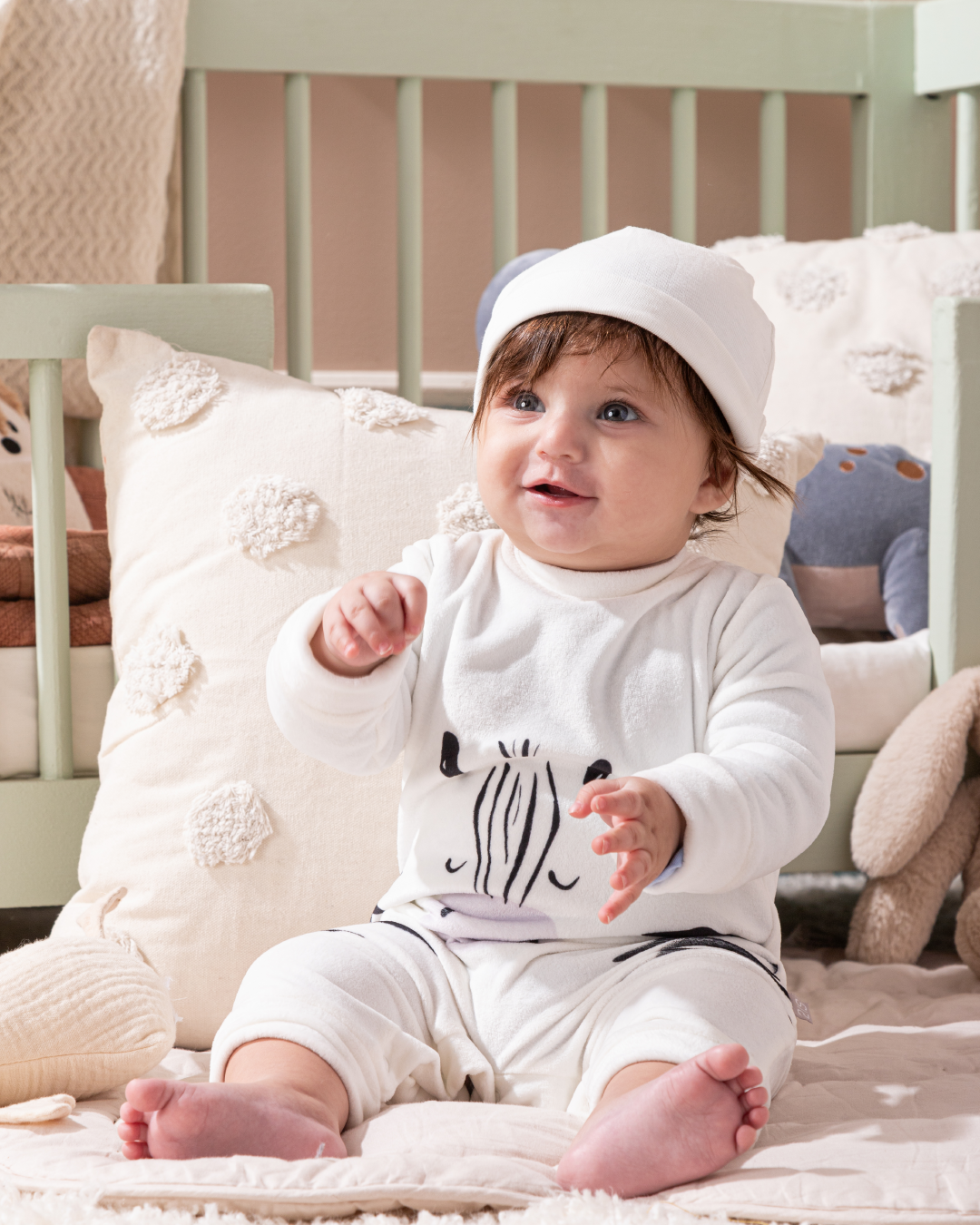 Wild Zebra سالوبيت أولادي مواليد كُم طويل