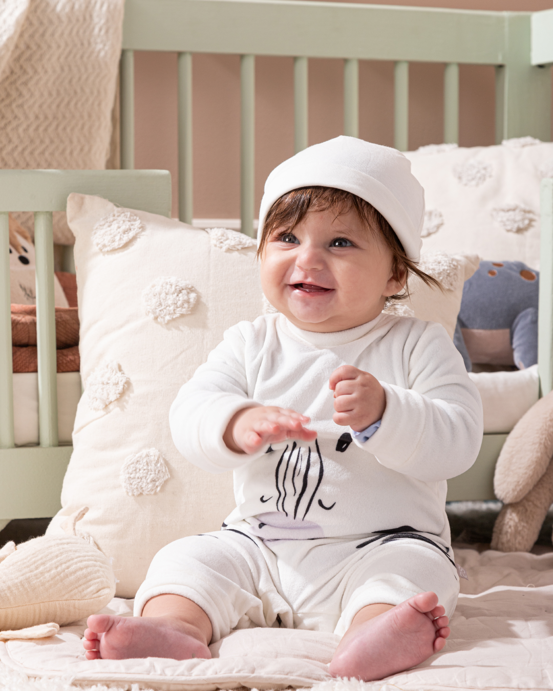 Wild Zebra سالوبيت أولادي مواليد كُم طويل