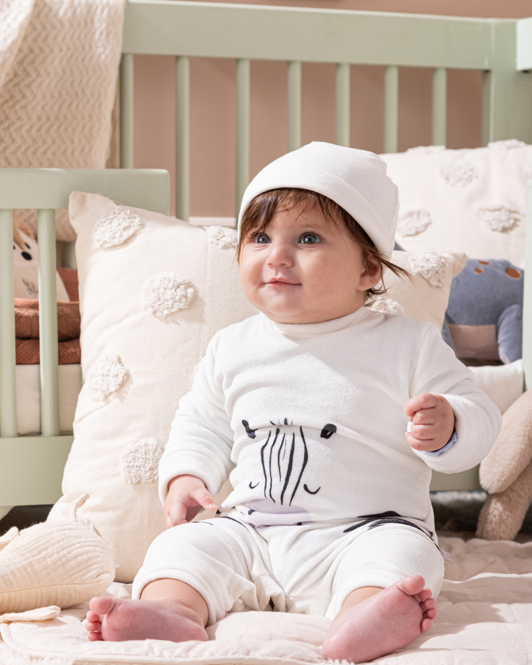 Wild Zebra سالوبيت أولادي مواليد كُم طويل