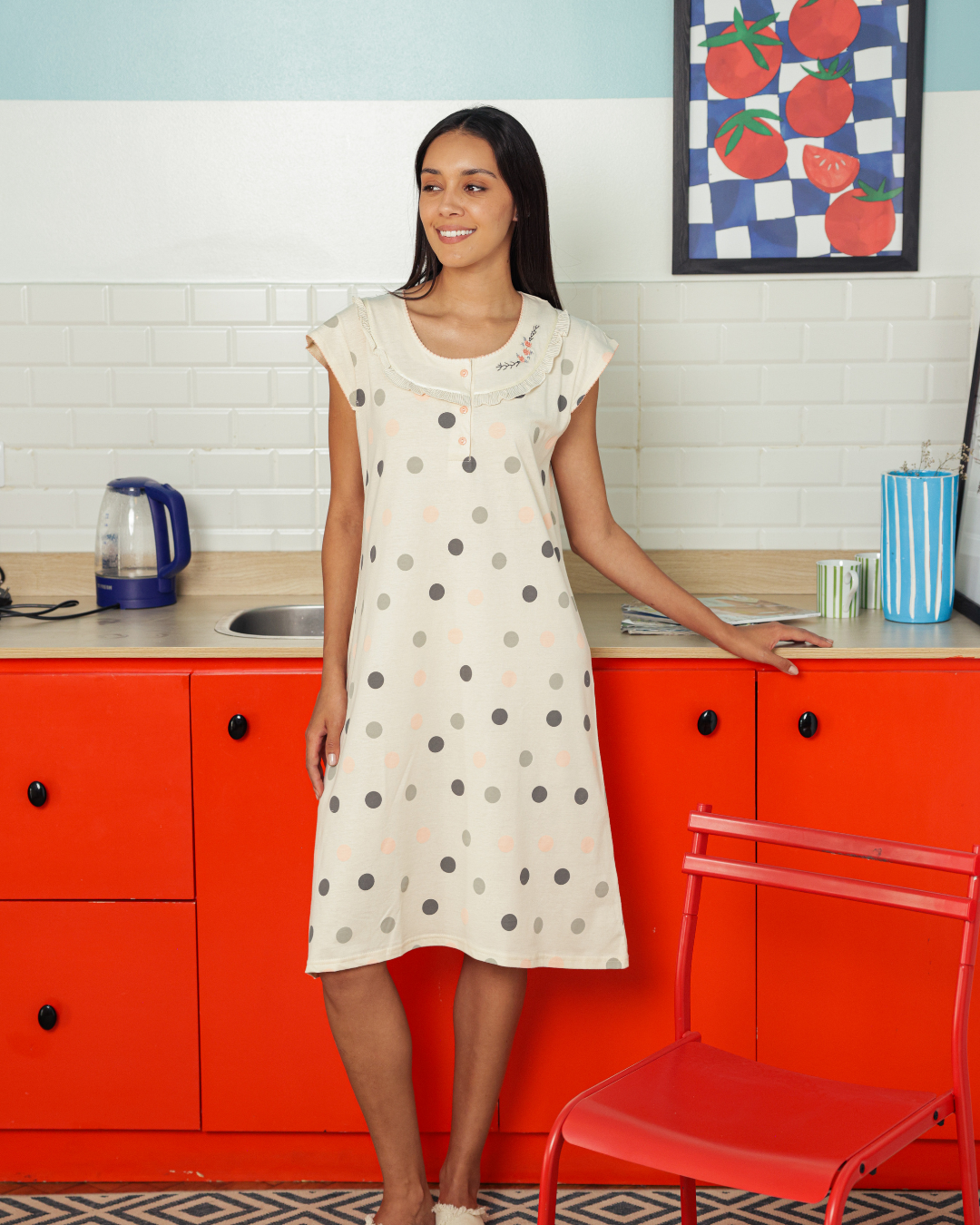 Knight Short, a quarter of a quarter of how much print colored circles