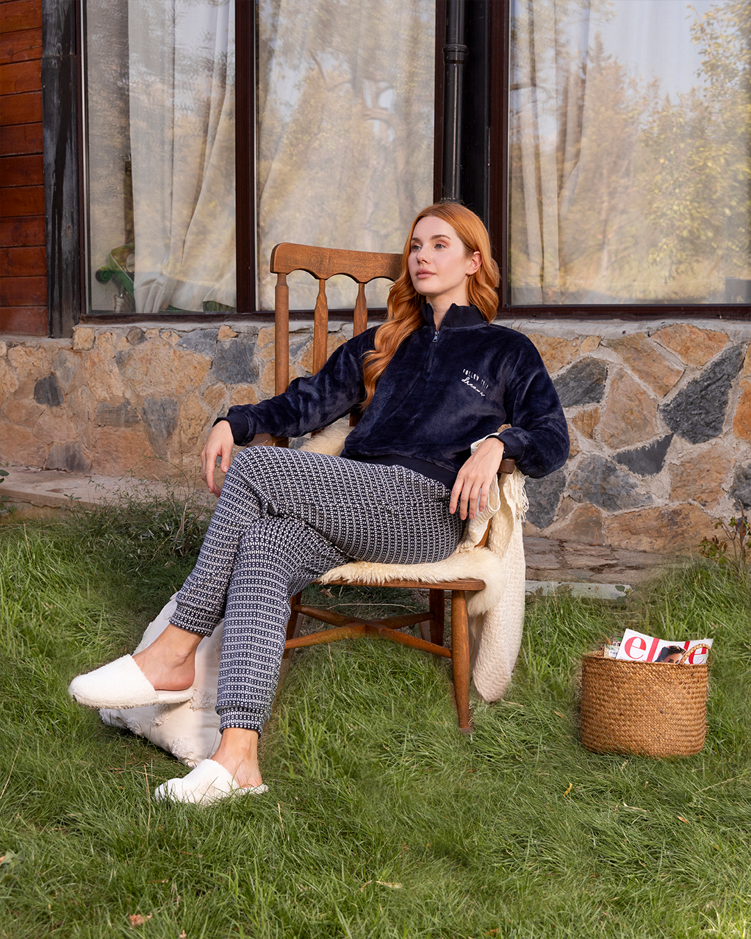 follow your dreams بيجاما حريمي كُم طويل