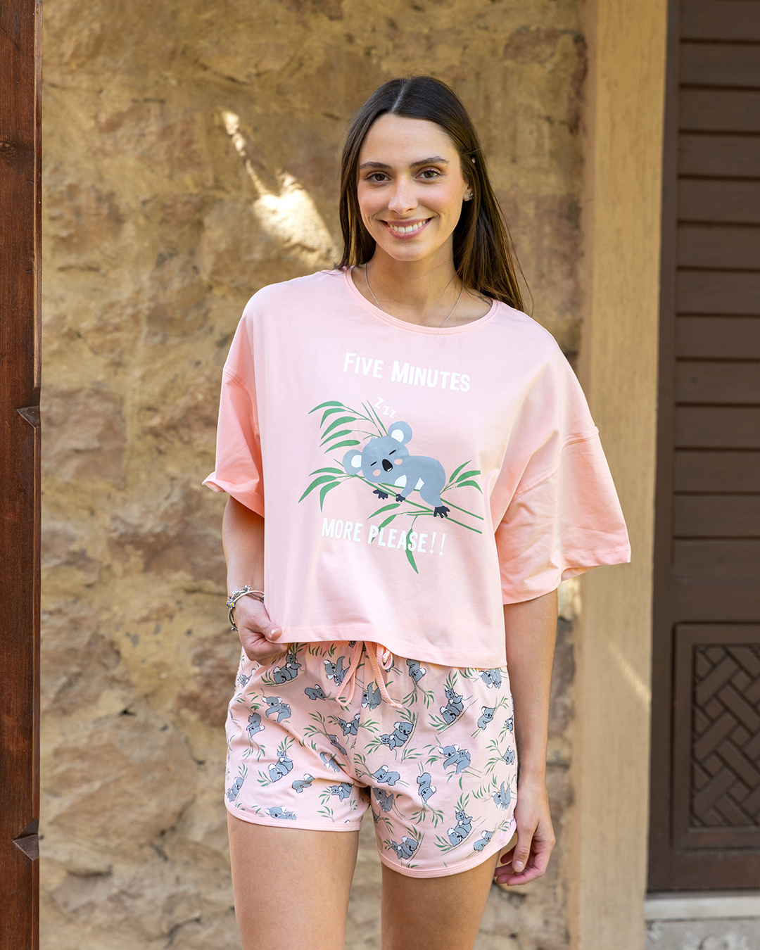 Women's pajamas over size koala