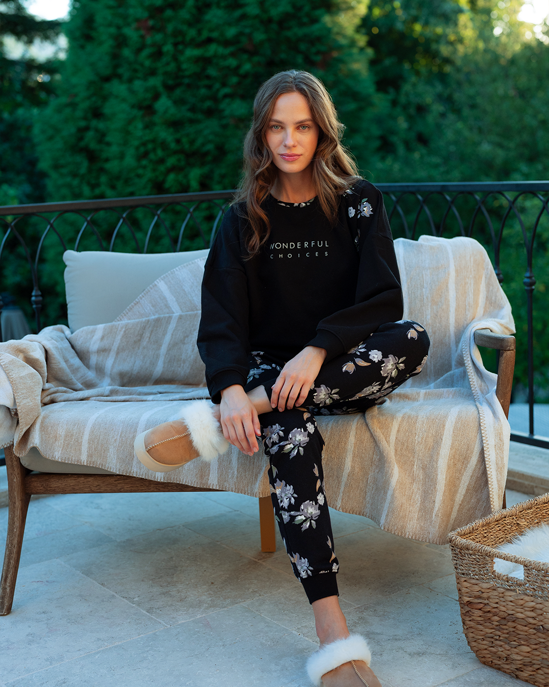 بيجاما بنطلون ورود