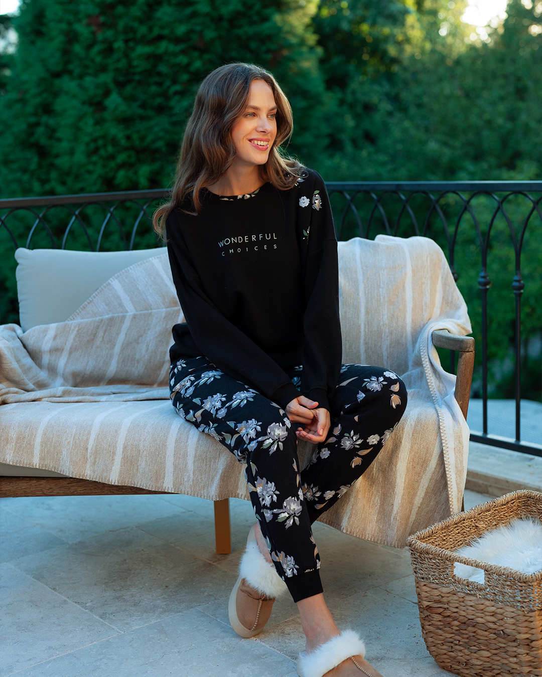 بيجاما بنطلون ورود