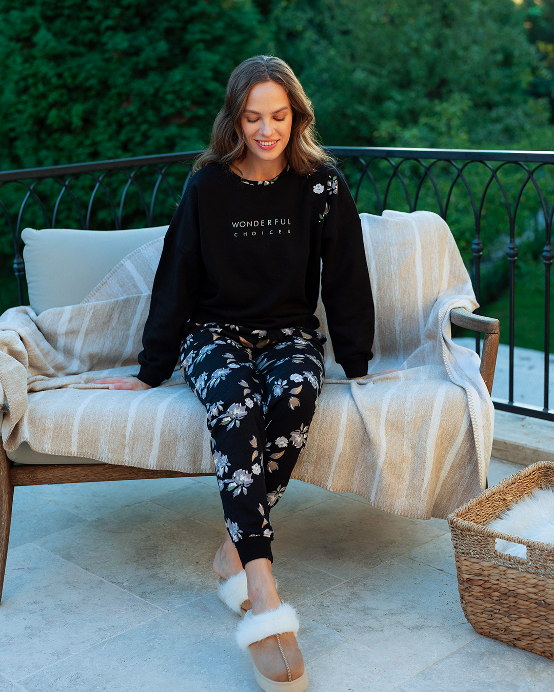 بيجاما بنطلون ورود