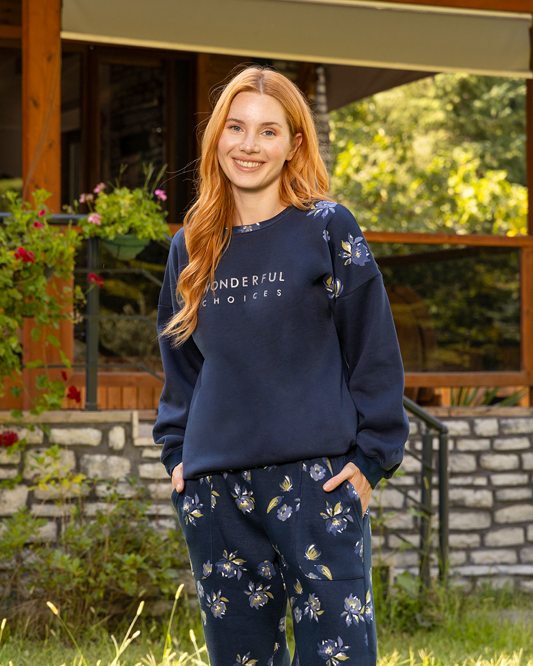 بيجاما بنطلون ورود