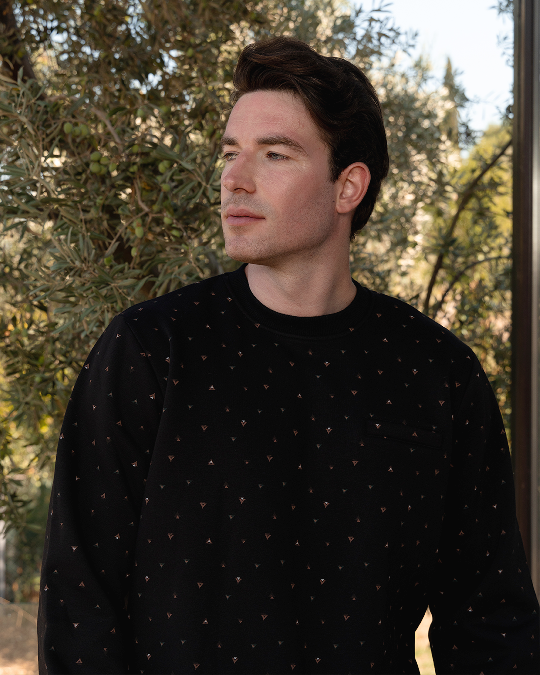 Down Town Platform Men's Long Sleeve Pajamas