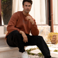 Down Town Platform Men's Long Sleeve Pajamas