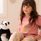Oh happy day girls' sleeveless pajamas and colorful trousers