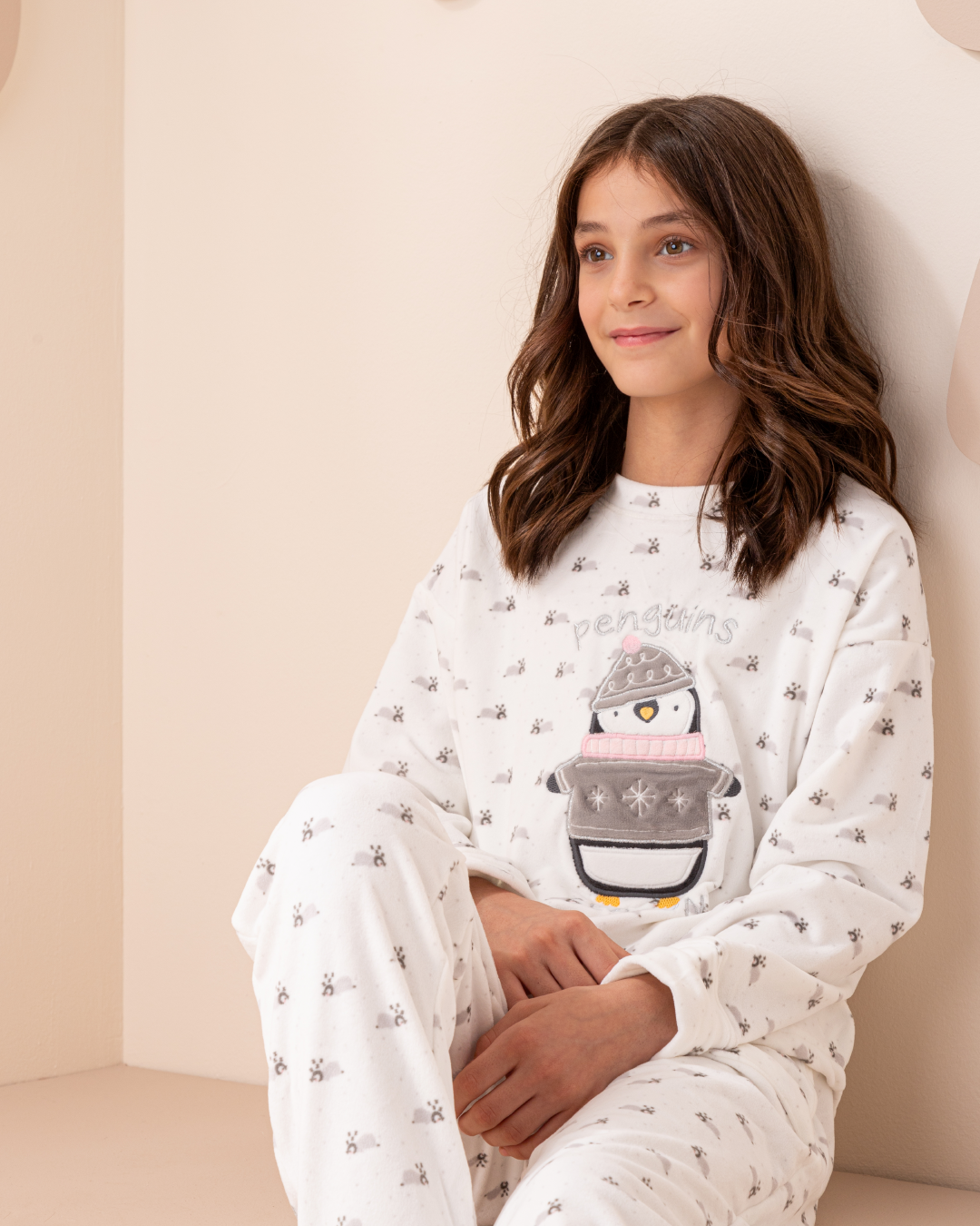 Penguins Season Pajamas velvet