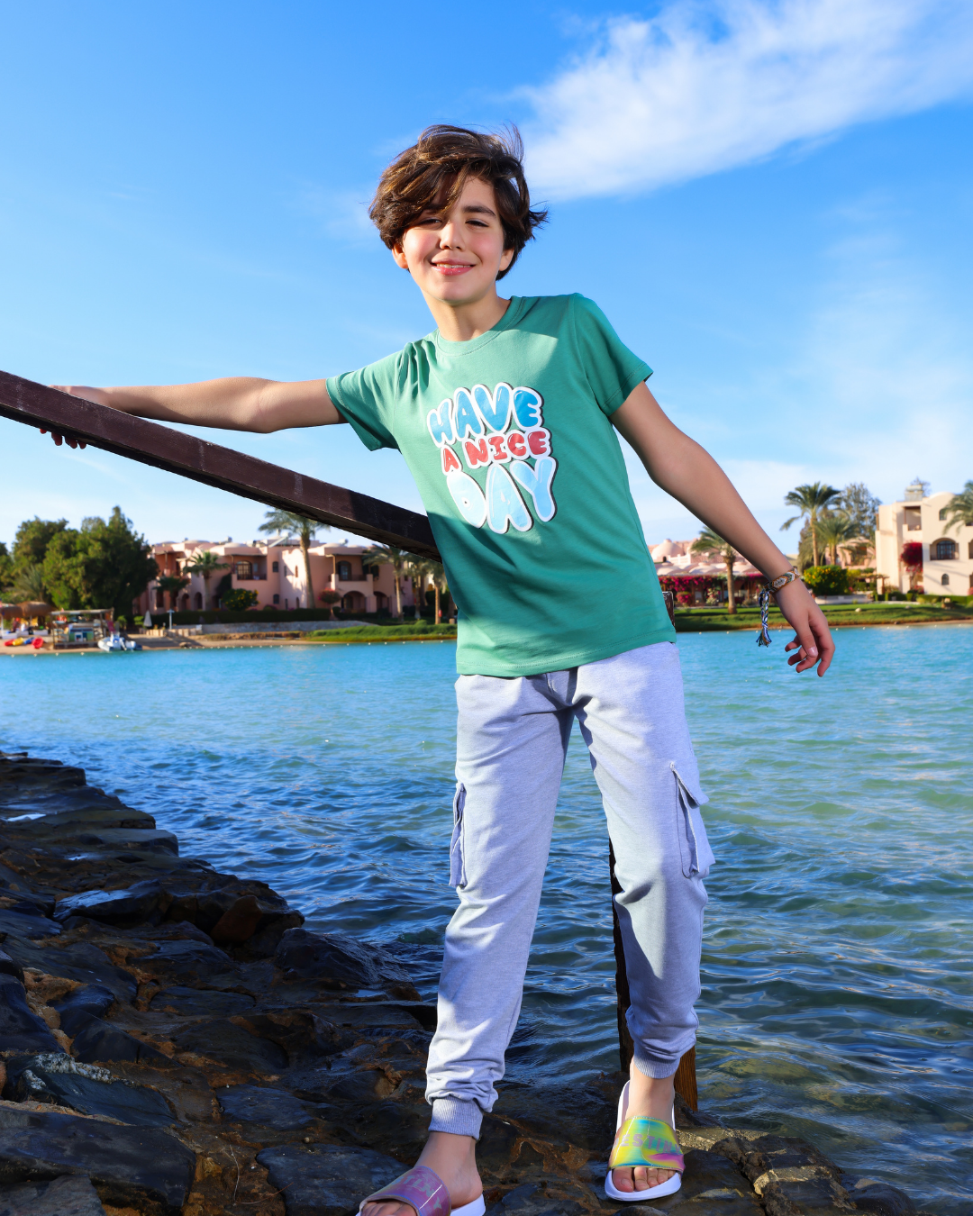 Have a nice day بيجاما اولادي