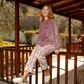Women's Polar Bear Printed Pajamas