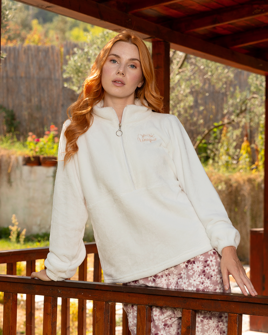 Women's pajamas, plain Heidi, printed