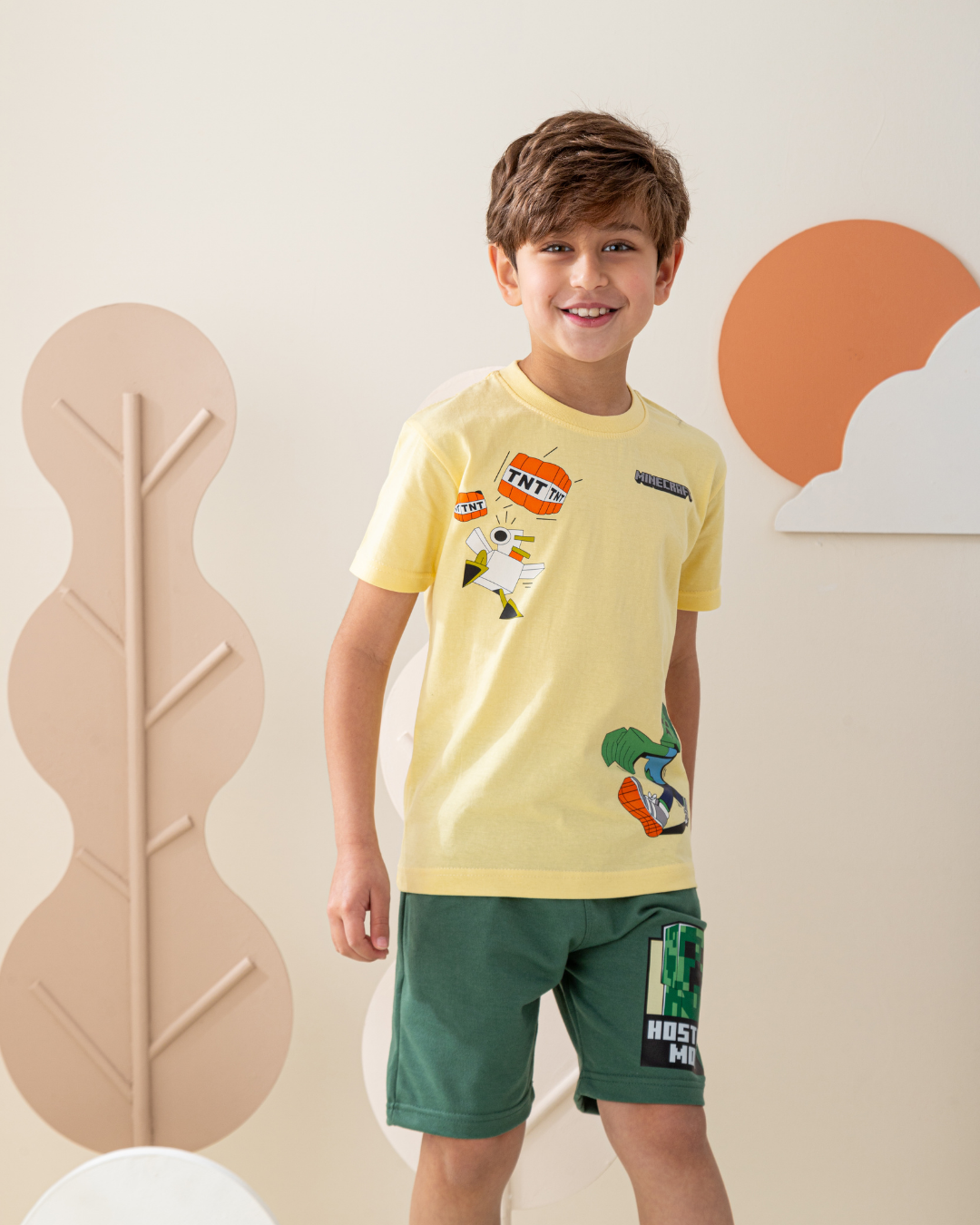 Mine craft TNT بيجاما اولادي