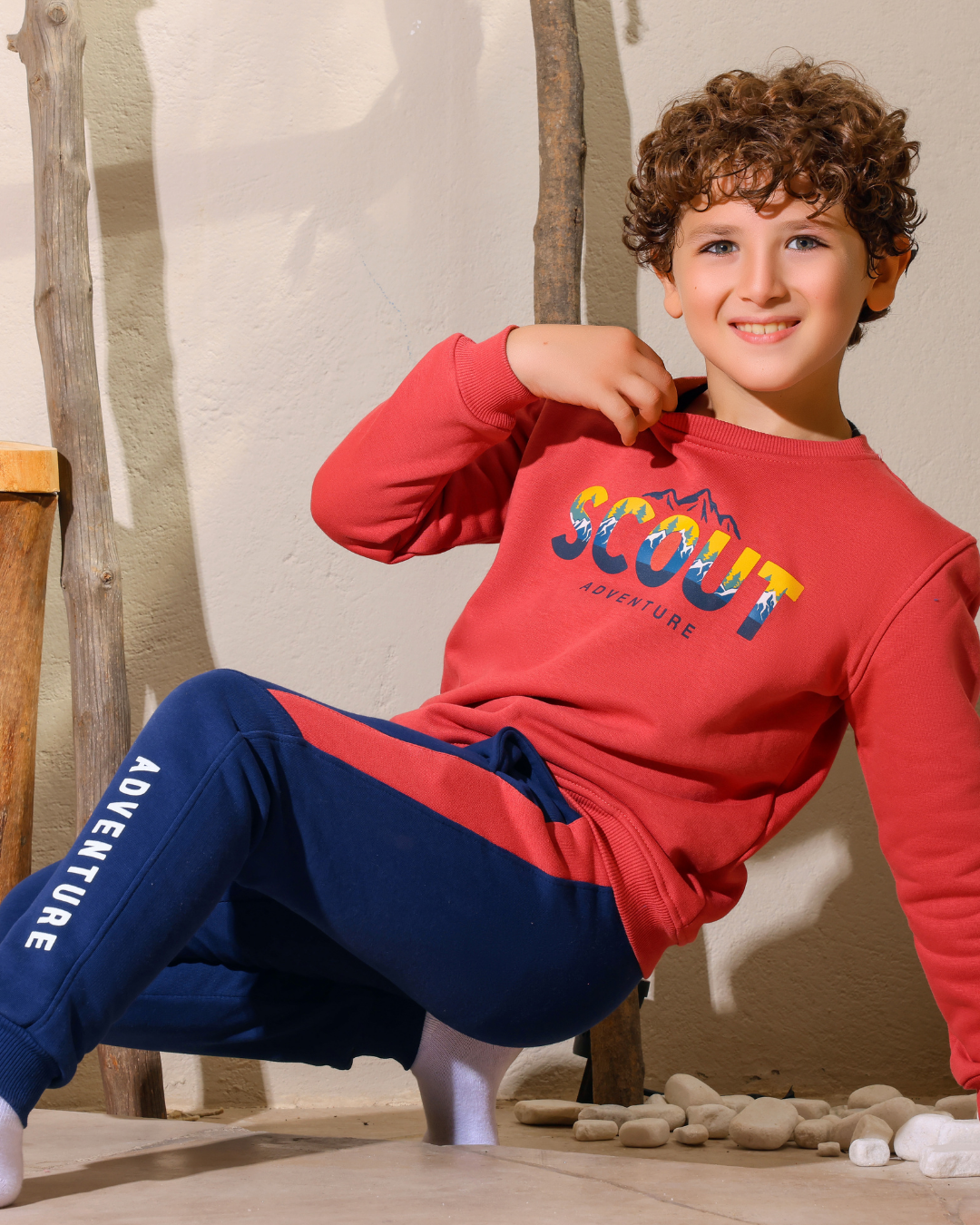 scout بيجامه اولادي وسط