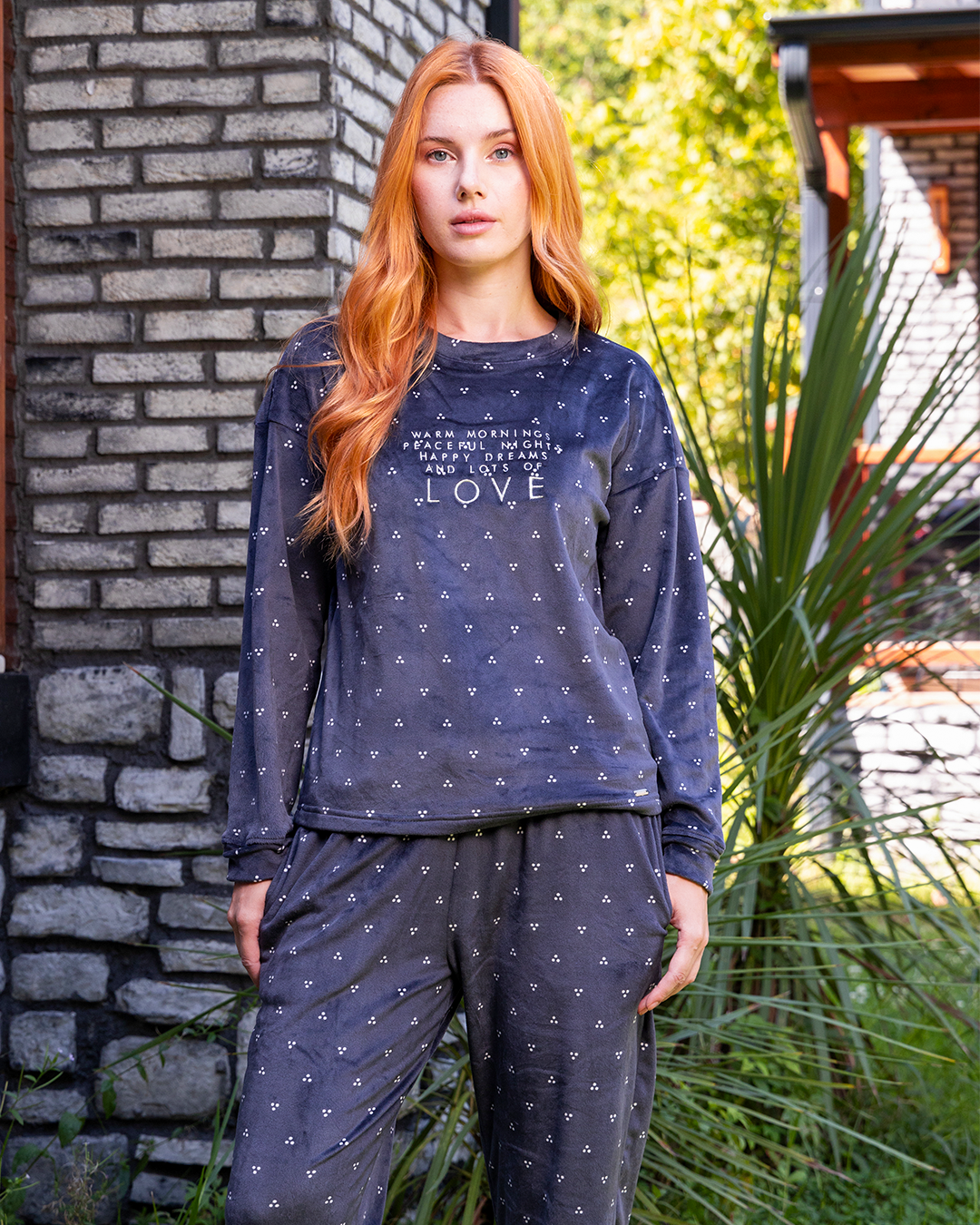 Warm Mornings Women's Long Sleeve Pajamas