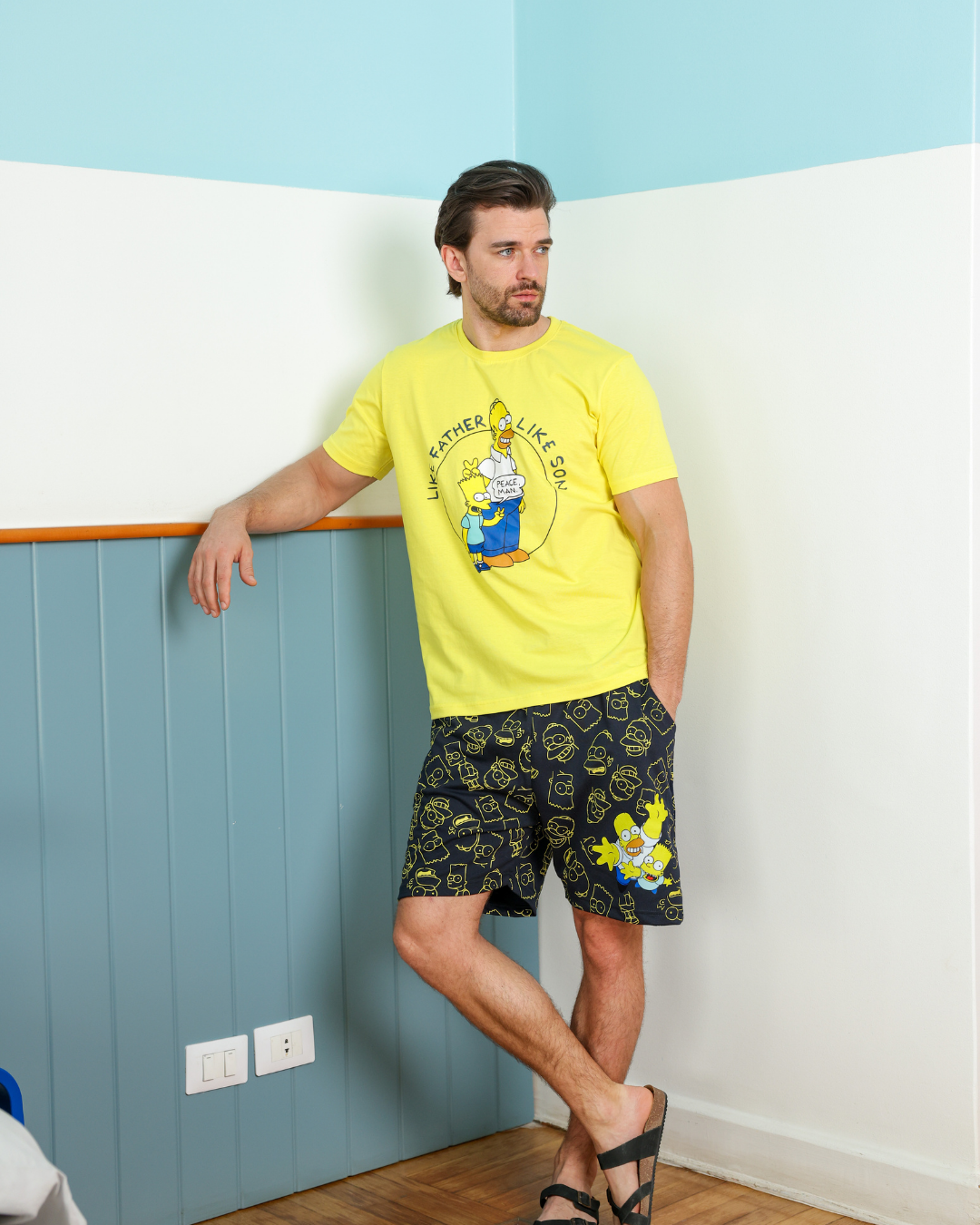 Simpsons بيجاما رجالي