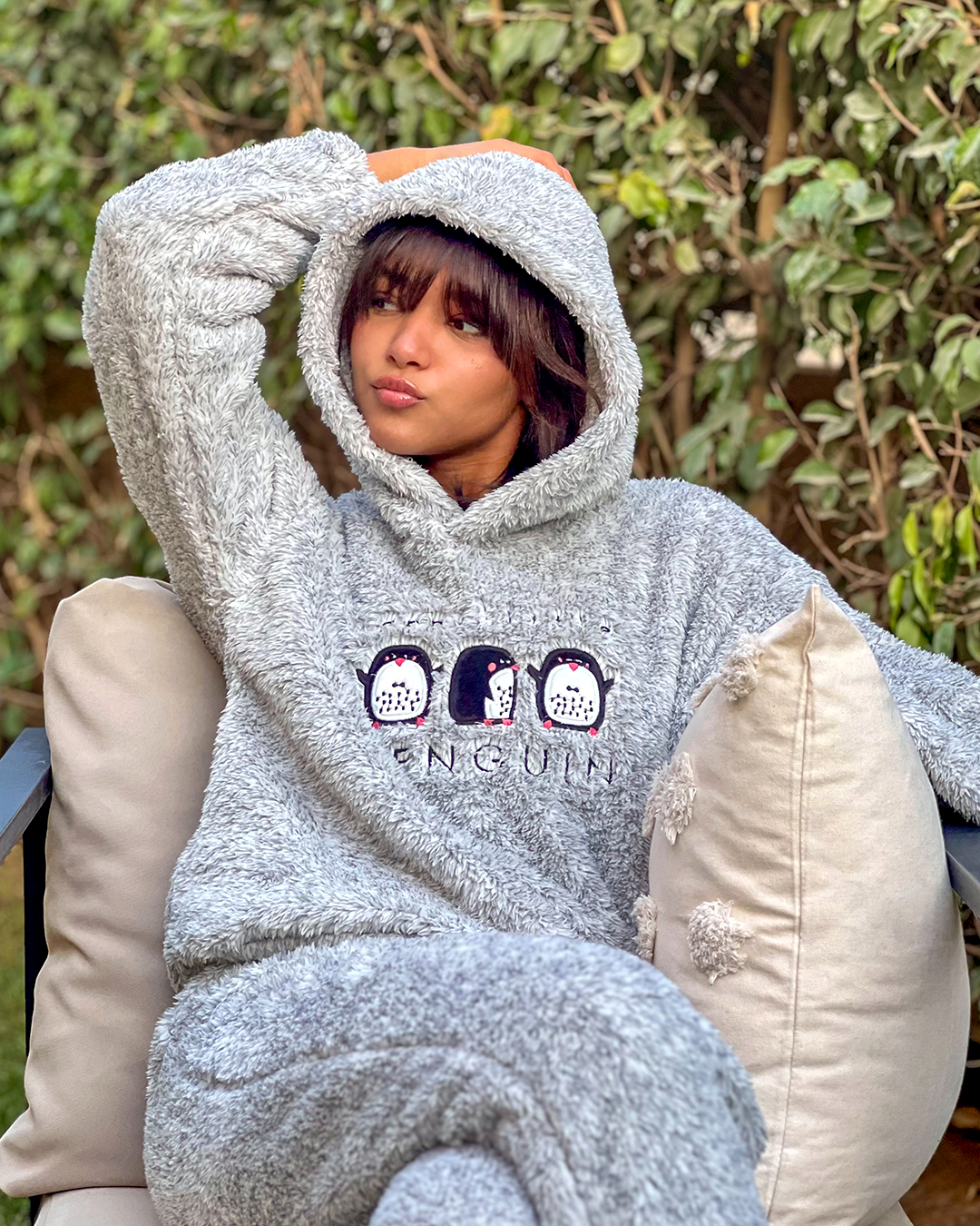 Happy little penguin بيجاما حريمي كُم طويل