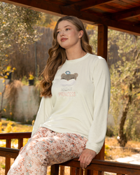 NIGHT PRINCESSWomen's velvet pajamas