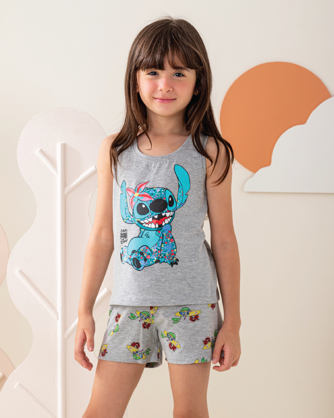 بيجاما بناتي كت و شورت استيتش