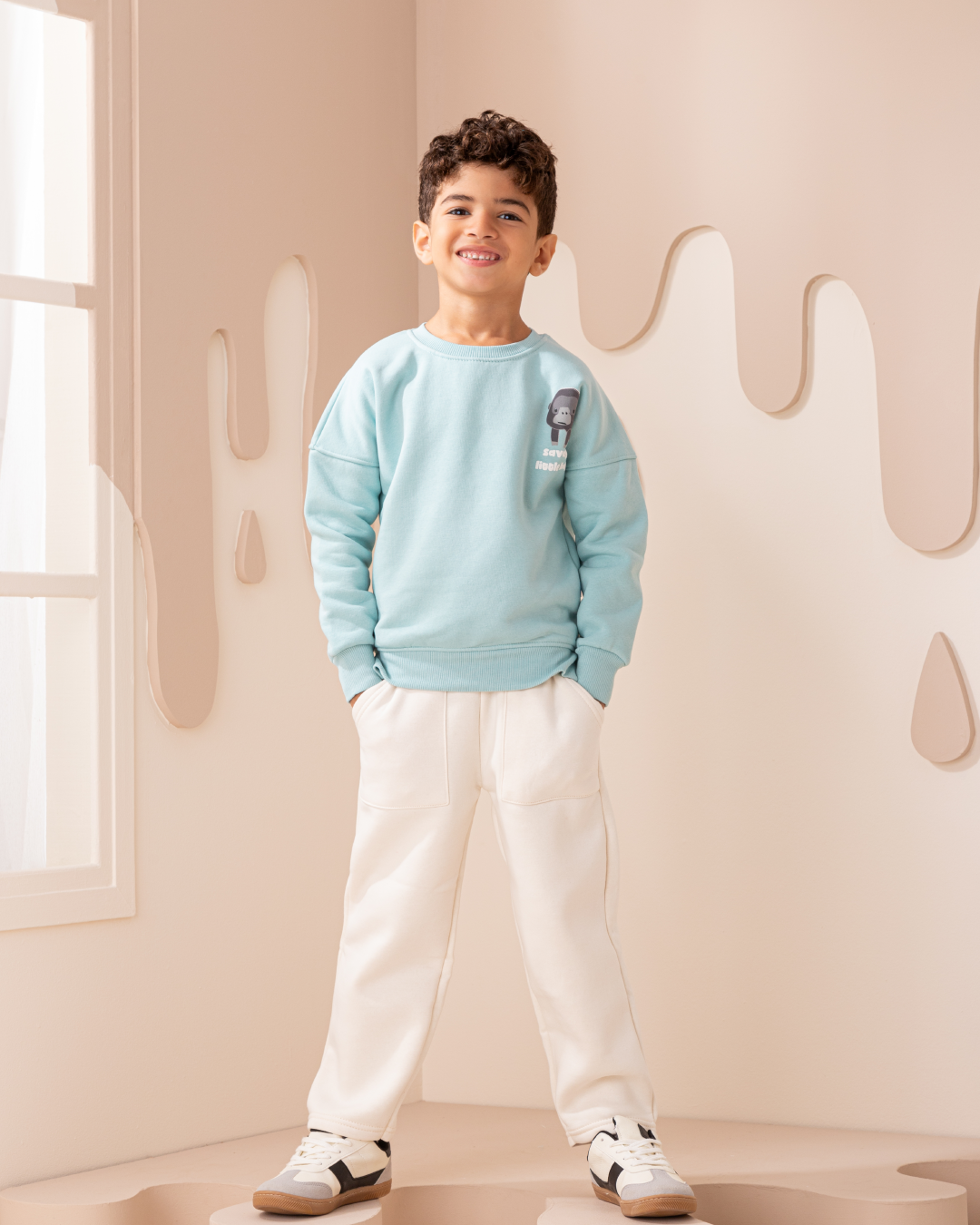 Savage Little Boy Boys' long sleeve pajamas