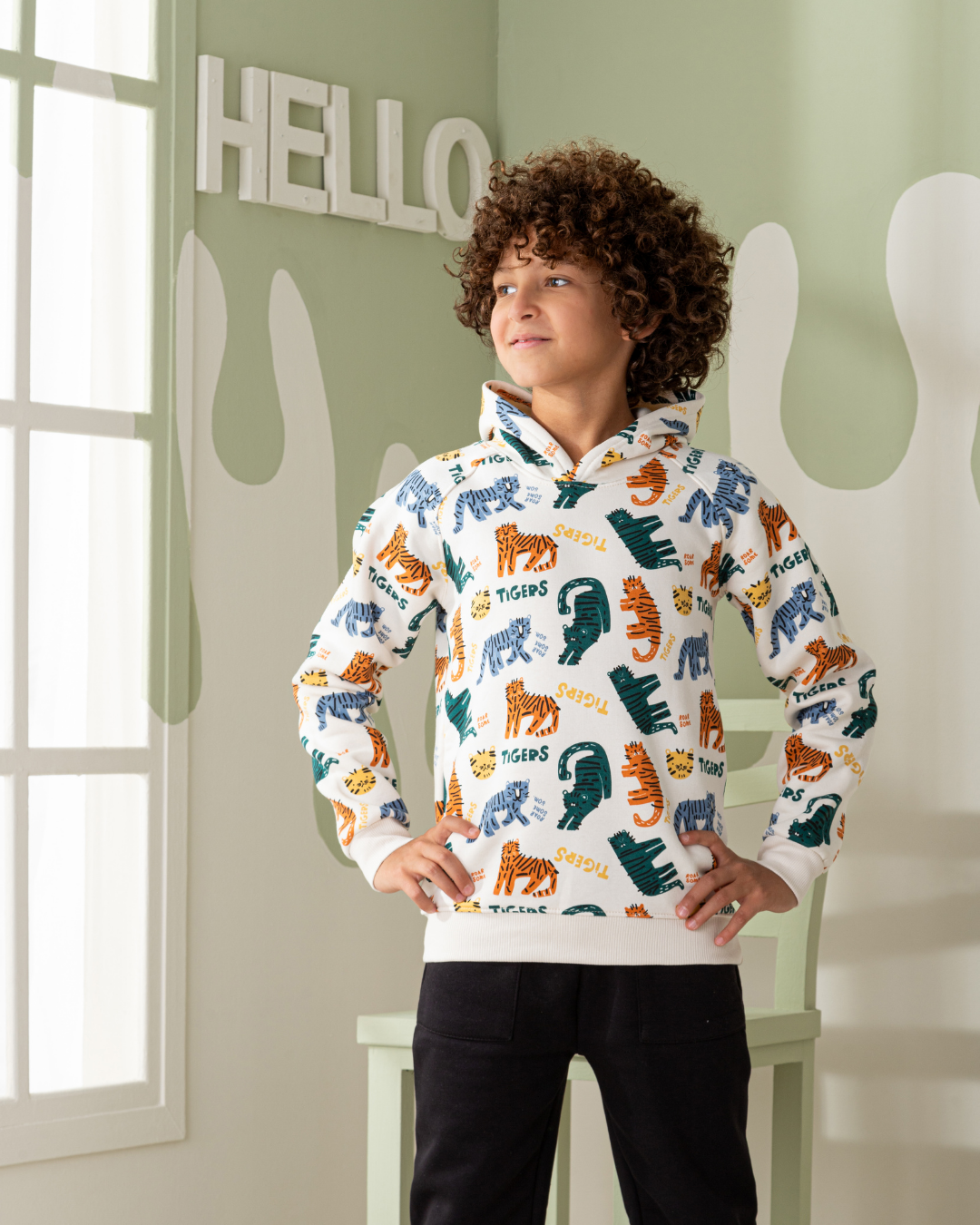 Fantasia animals Boys' pajamas with a cabochon