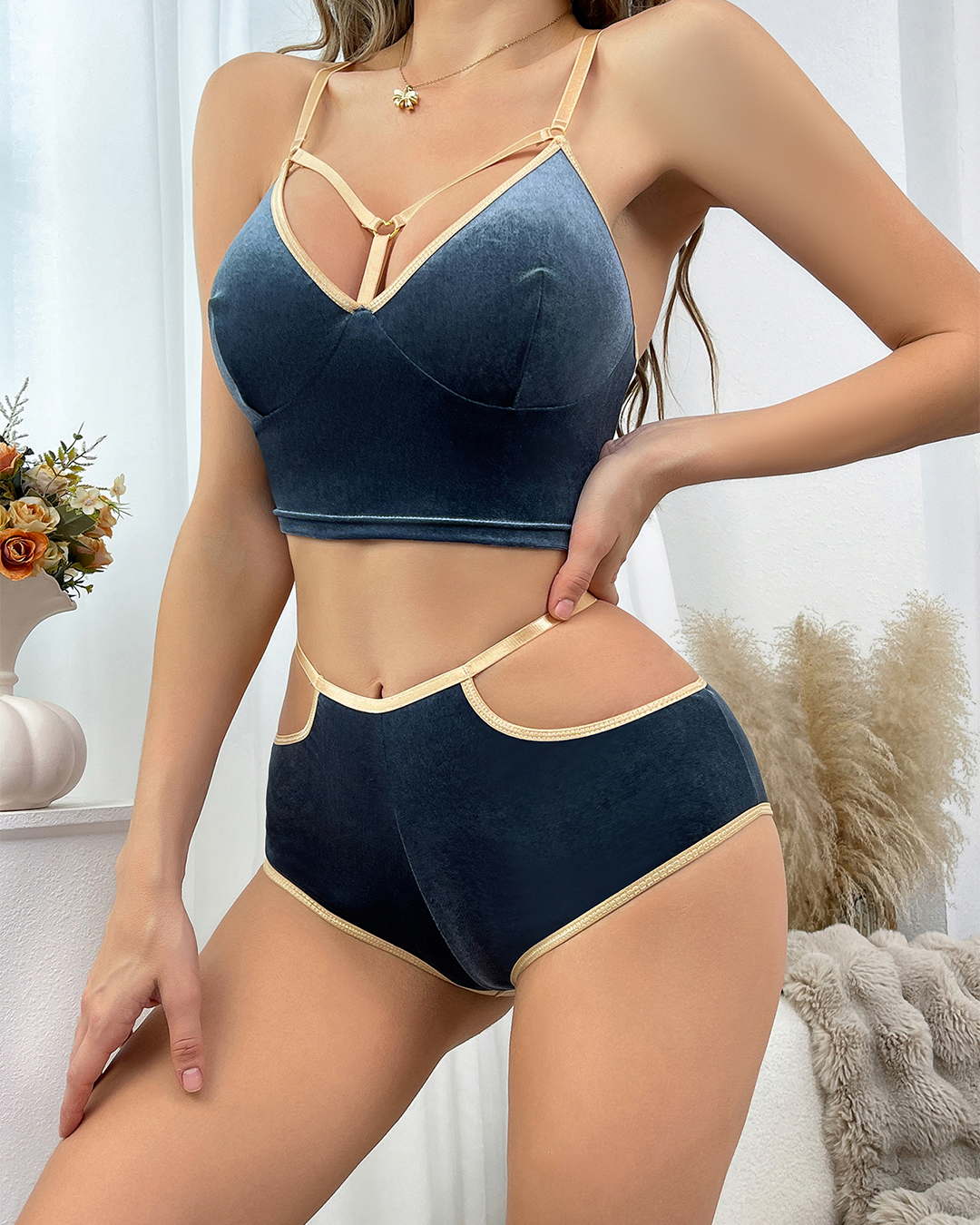 YYطقم لانجيري قطعتين منفصلين