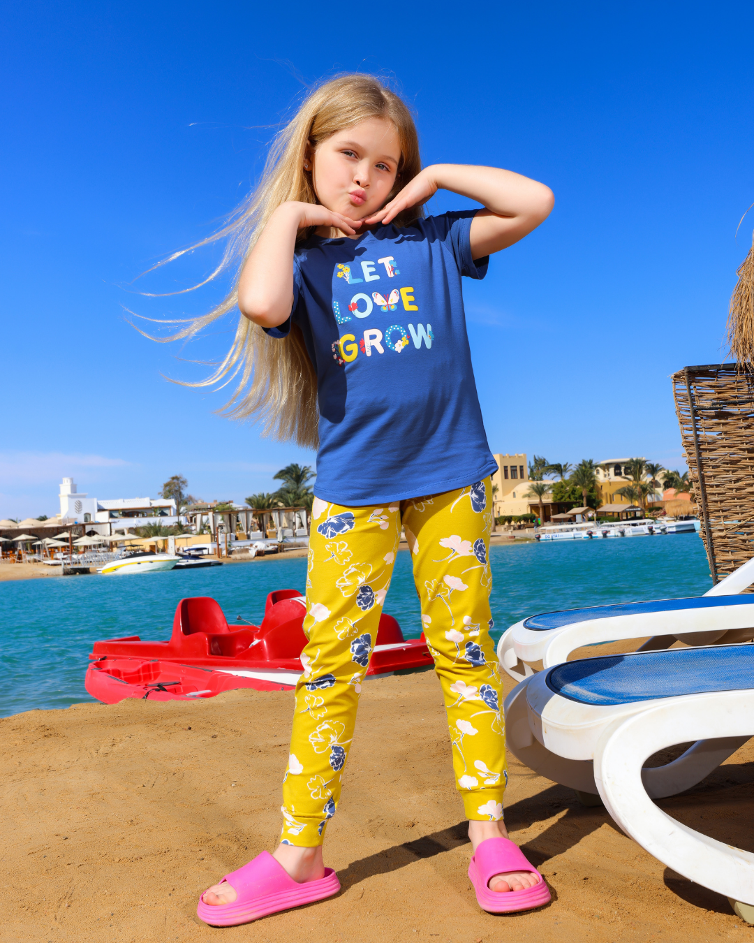 Love grow بيجاما بناتي