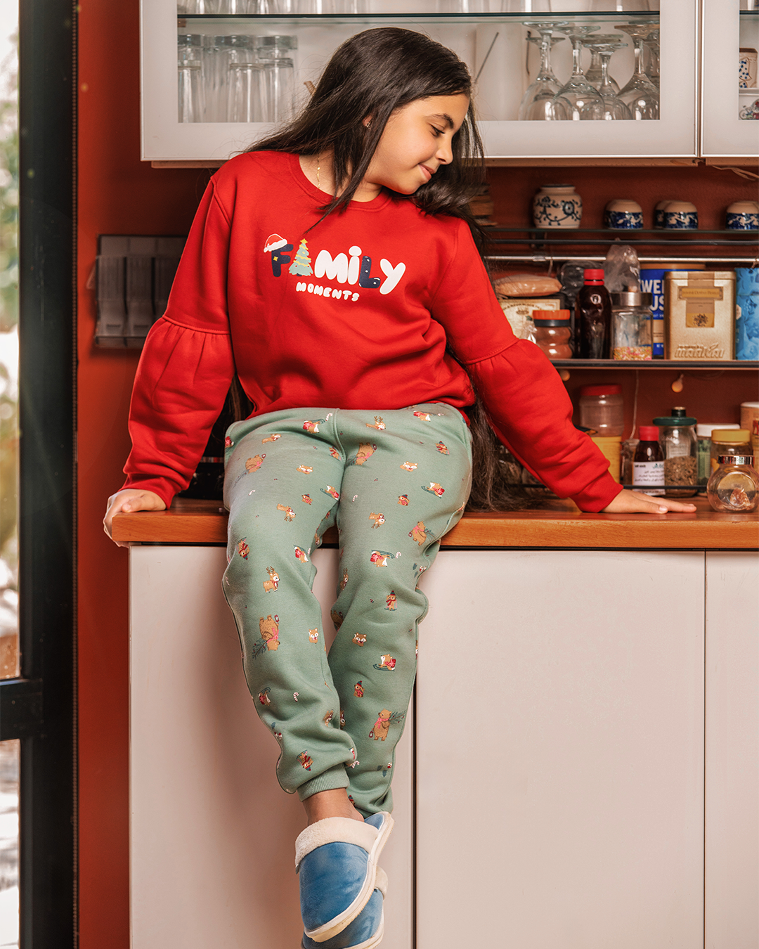 Family بيجاما بناتي أطفال