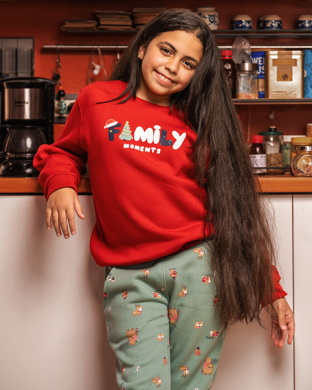 Family بيجاما بناتي أطفال